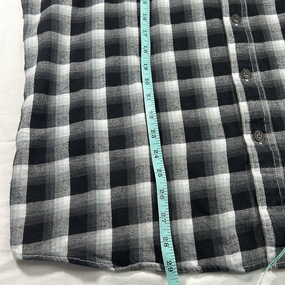 Red Camel XL Black/White/Green Plaid Thin Flannel - Picture 13 of 13